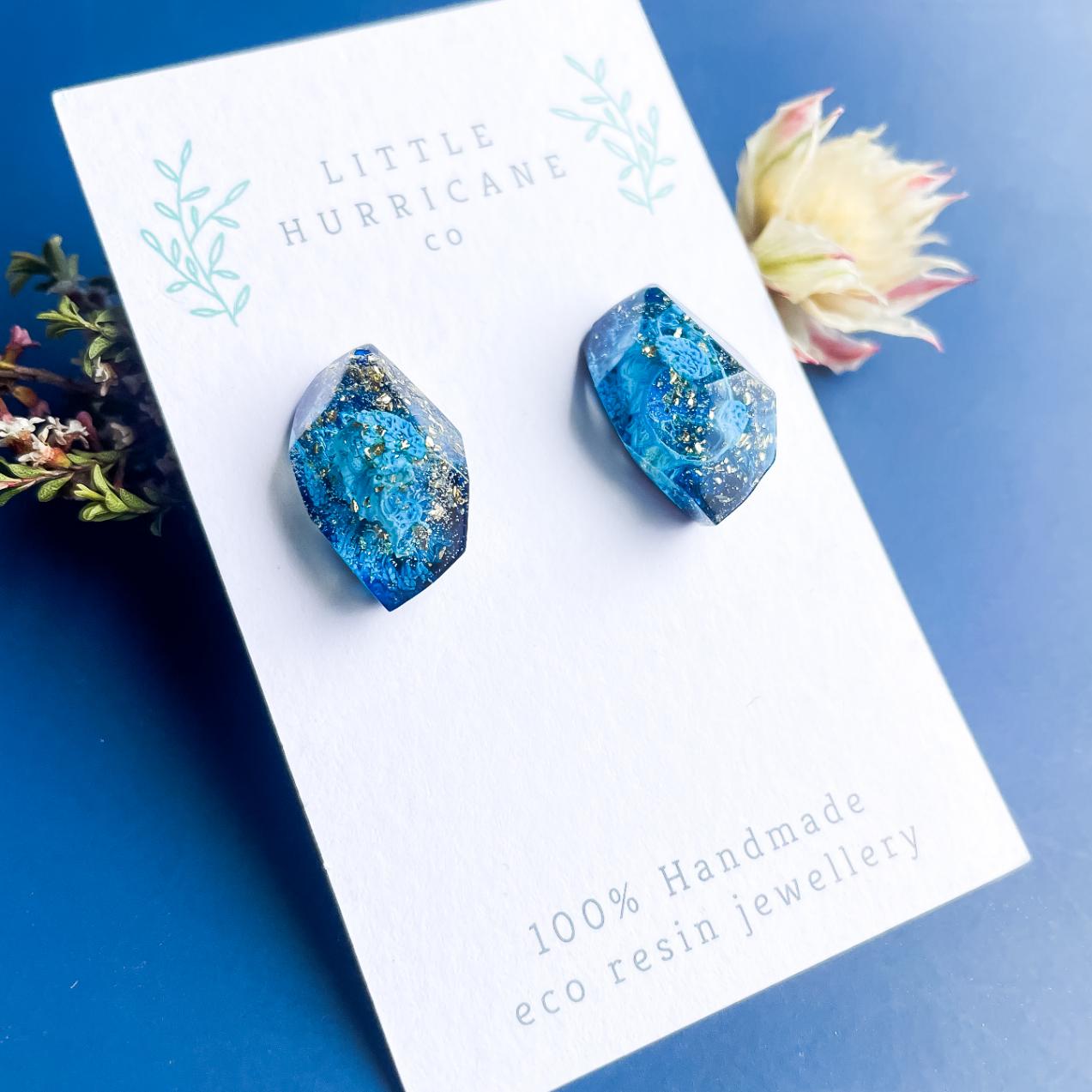 Stormy Nights Gem Studs