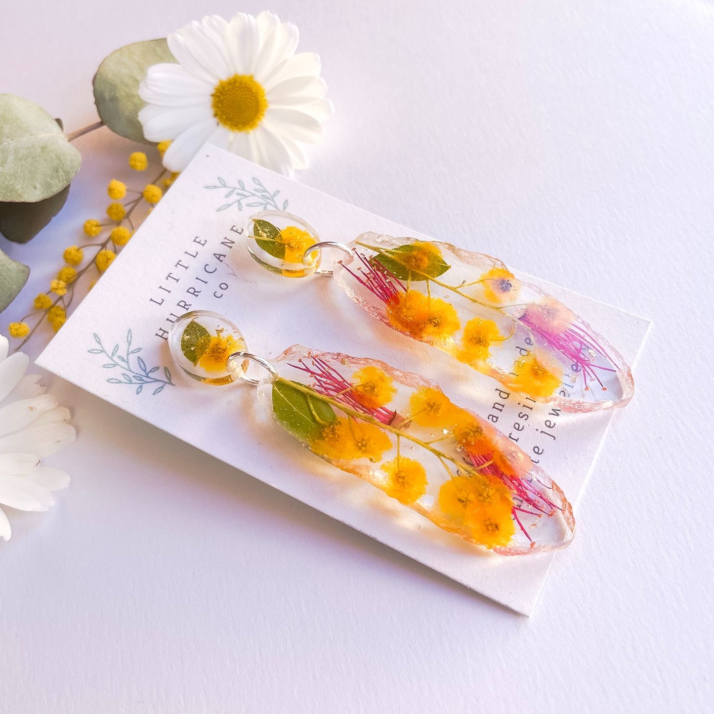 Wattle and Gum floss Geode