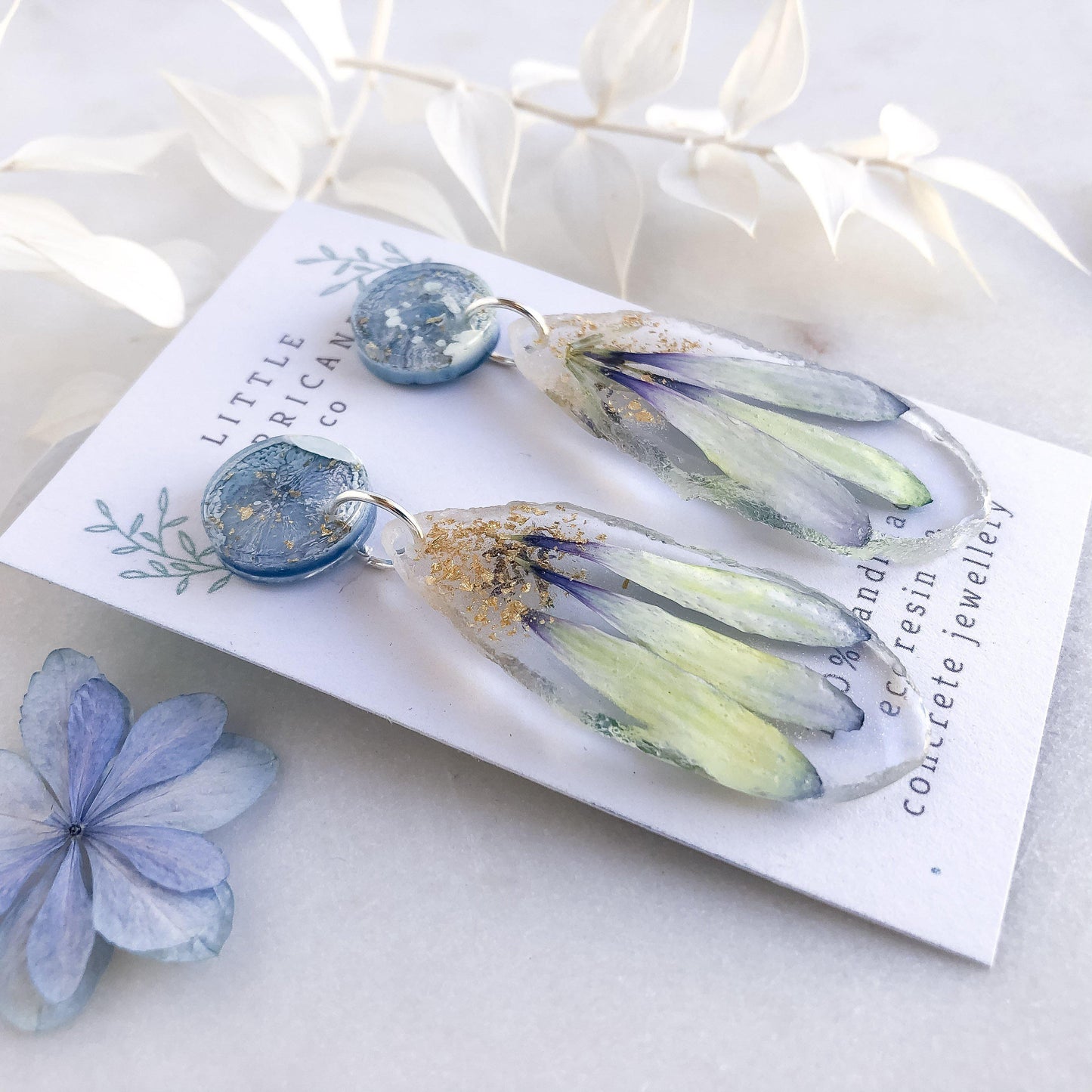 African Daisy Petals Geode small - Little Hurricane Co