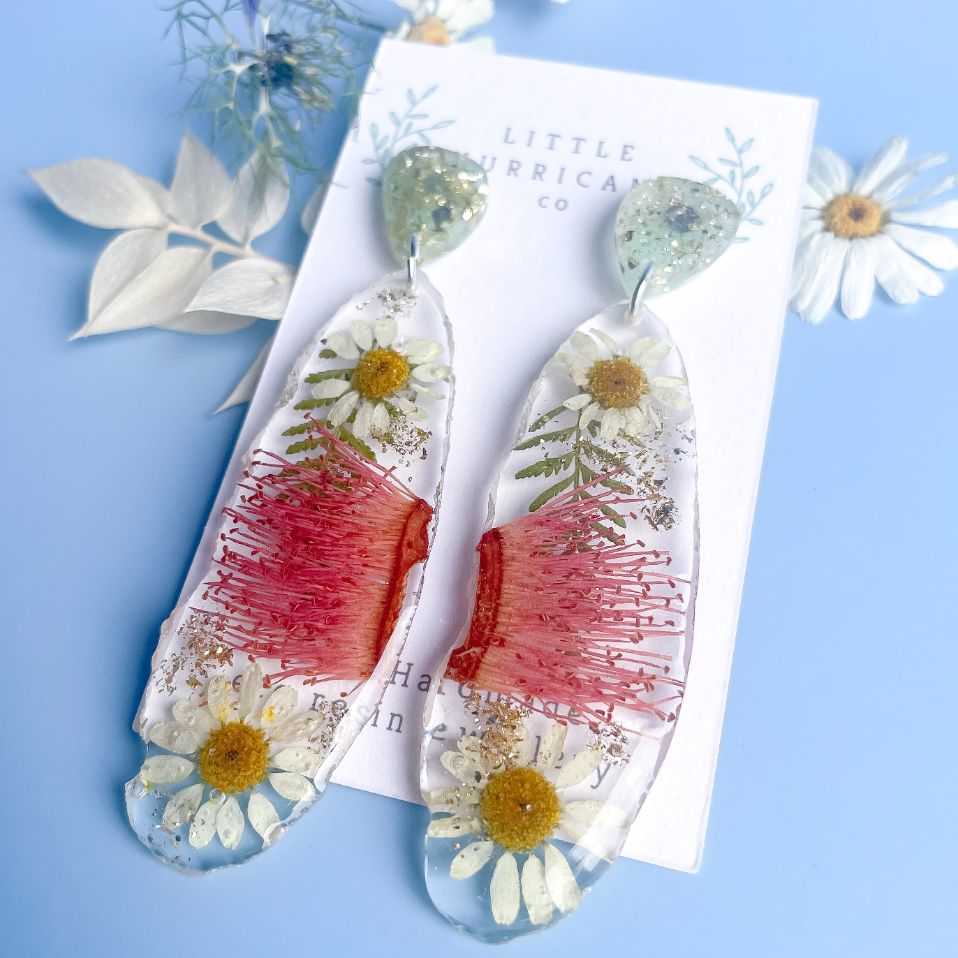 Pink Gum & Daisy Geode