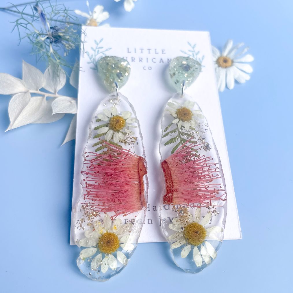 Pink Gum & Daisy Geode