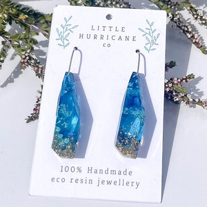 Ocean Spray Sparkle Faceted Dangles