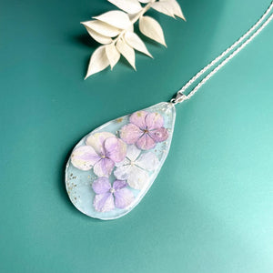 Hydrangea Petals Necklace