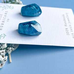 Blue Ocean Gem Studs