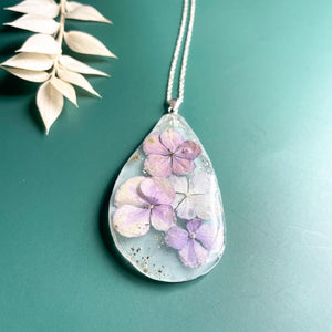 Hydrangea Petals Necklace
