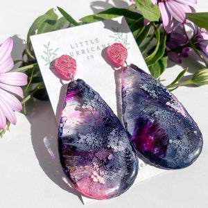 Moulin Rouge Geode Dangles