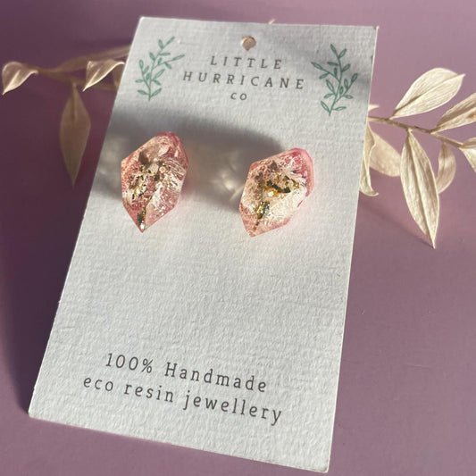 Cotton Candy Gem Studs