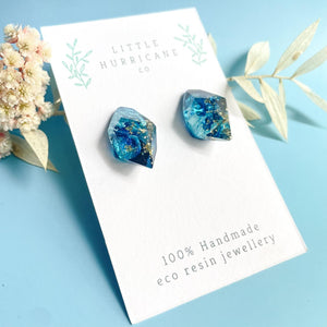 Caribbean Water Gem Studs