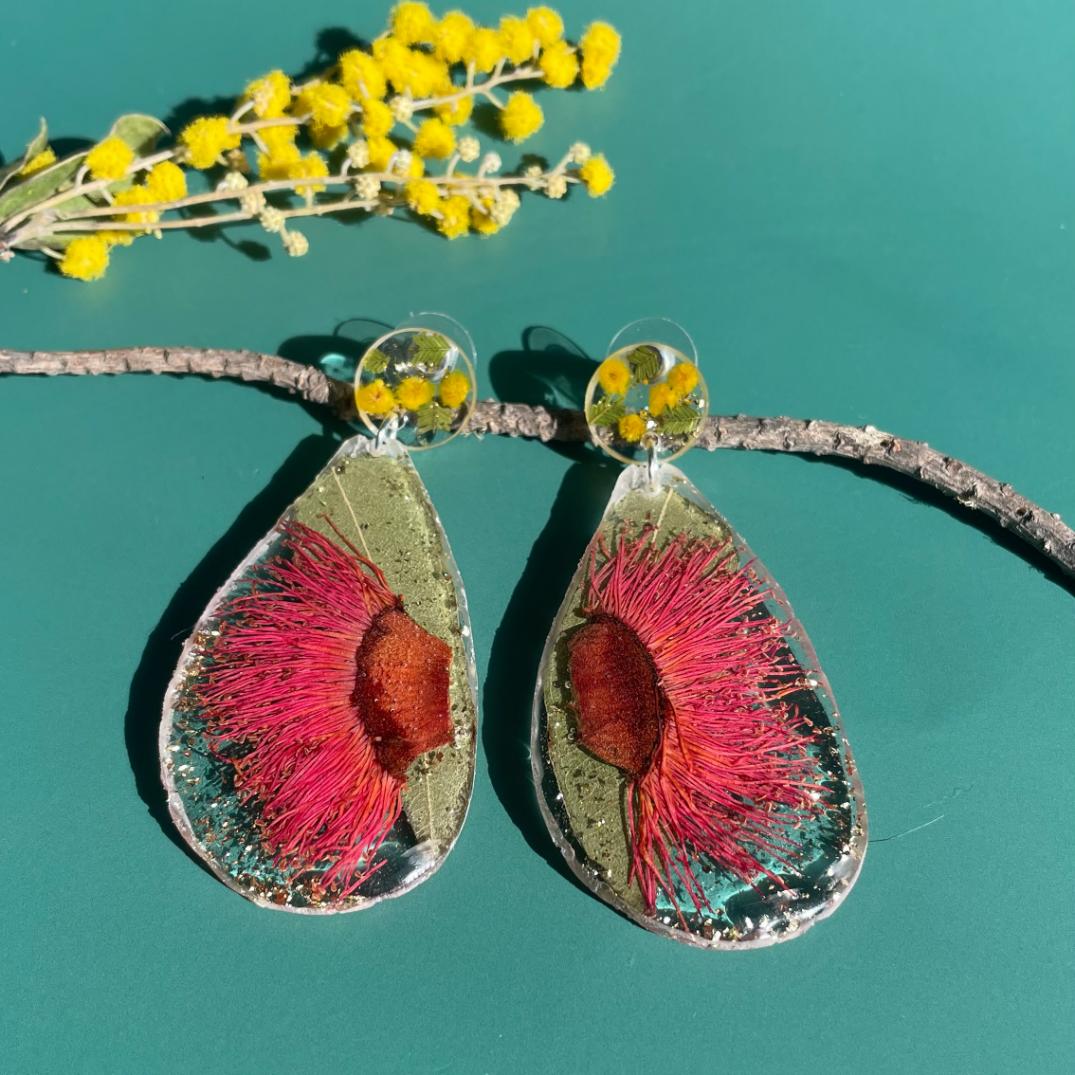 Geode earrings sales