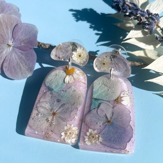 Hydrangea Arch Earrings