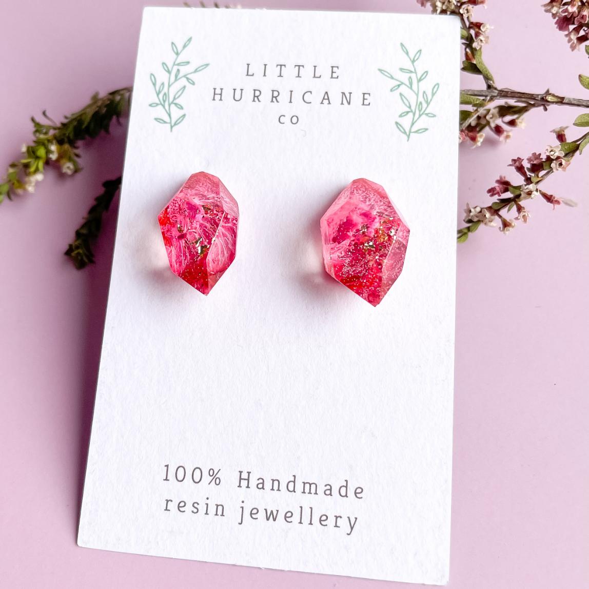 Fairy Floss Gem Studs