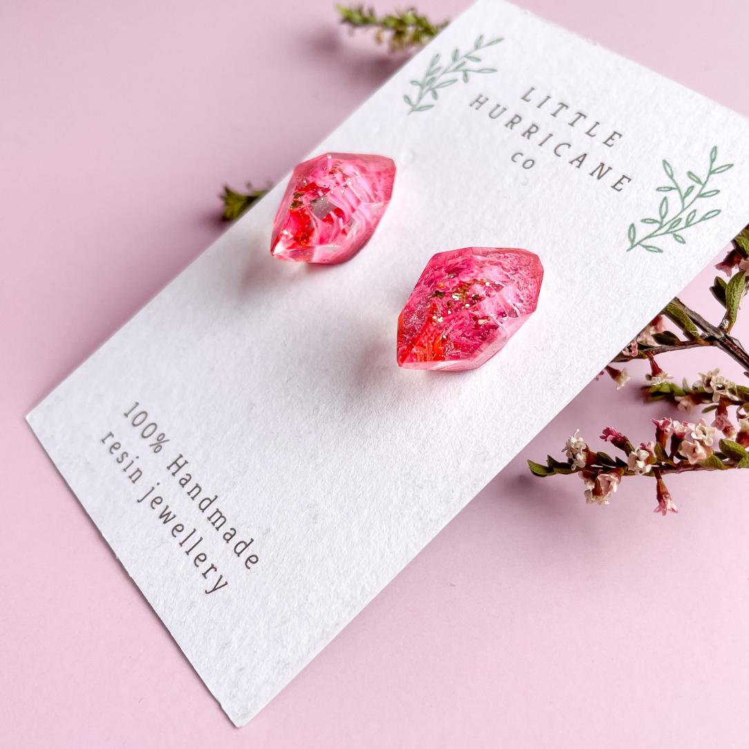 Fairy Floss Gem Studs