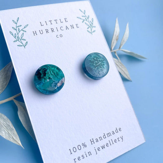 Bermuda Jellies - button studs