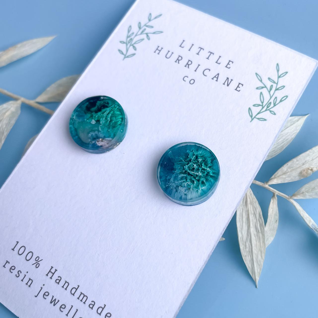 Bermuda Jellies - button studs