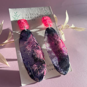 Moulin Rouge Geode Dangles