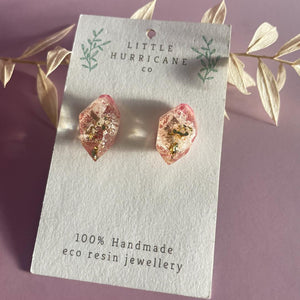 Cotton Candy Gem Studs