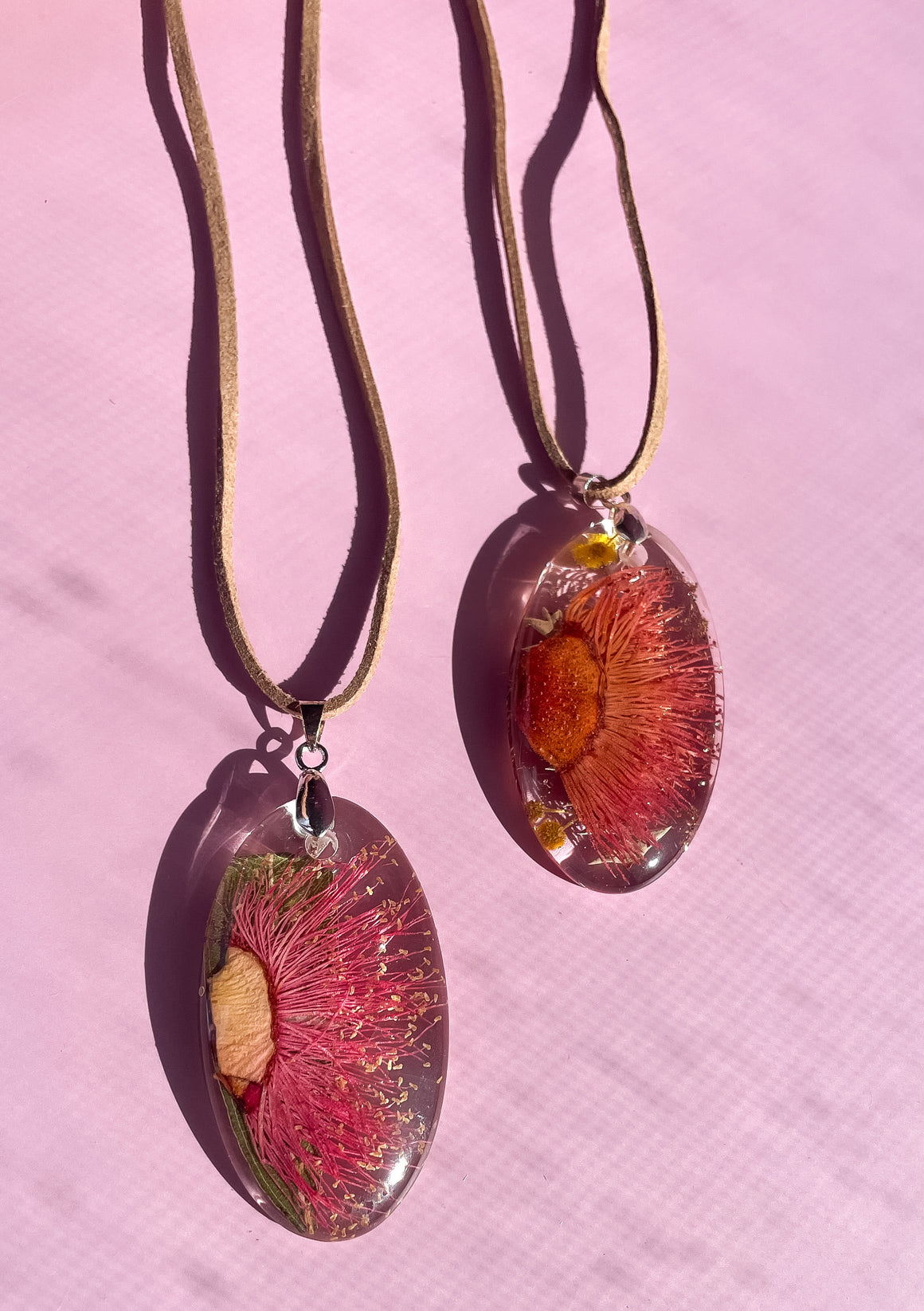 Custom - Pink Gum Blossom Necklace
