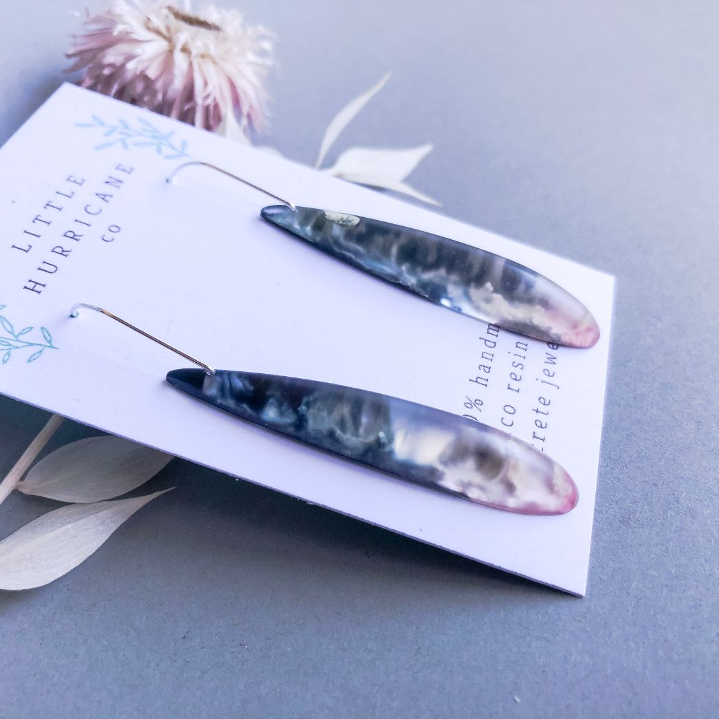 Milky Way Galaxy Teardrop Dangles