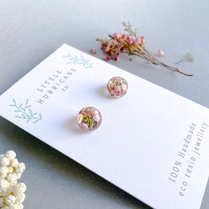 Sphere Studs - Heather