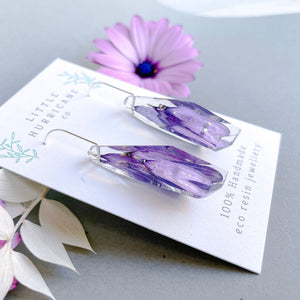 Faceted Dangle - African Daisy petals