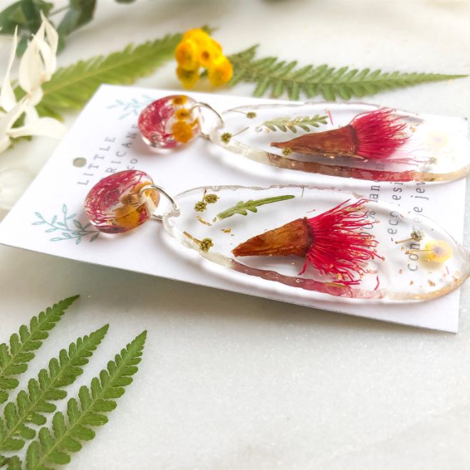 Wattle and Pink Gum Geode