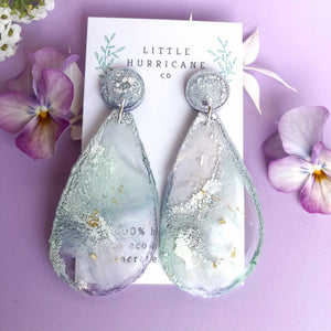 Unicorn Geode Dangles