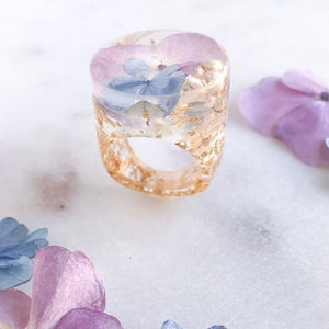 Super Statement Ring - Pink Hydrangea