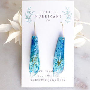 Blue Lagoon Faceted Dangles