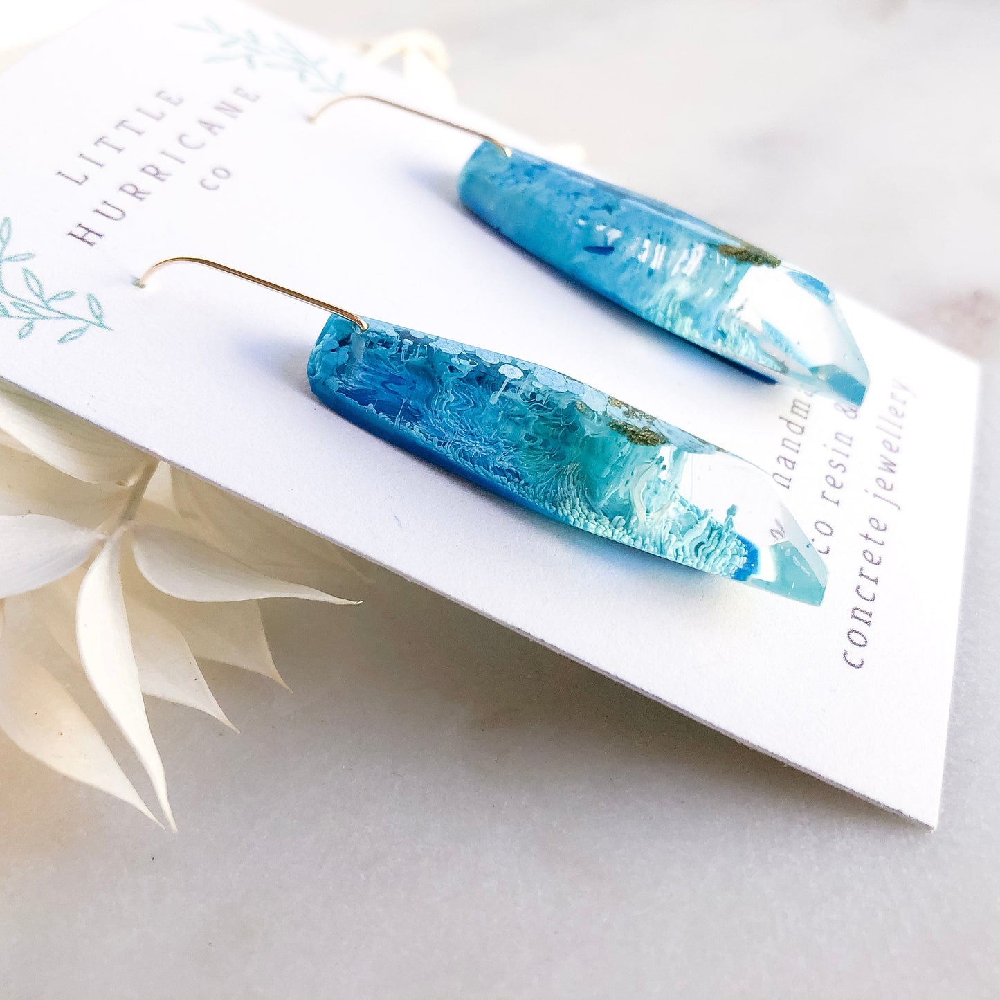 Blue Lagoon Faceted Dangles