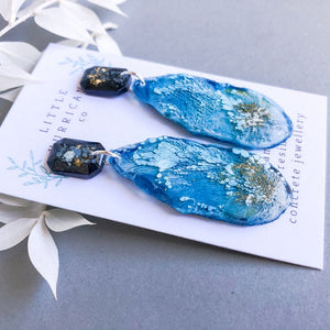 Oceanview Geode Dangles small