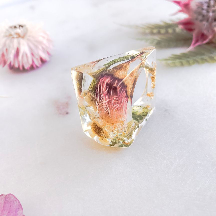 Super Statement Ring - Pink Gum