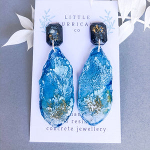 Oceanview Geode Dangles small