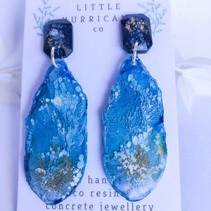 Oceanview Geode Dangles small