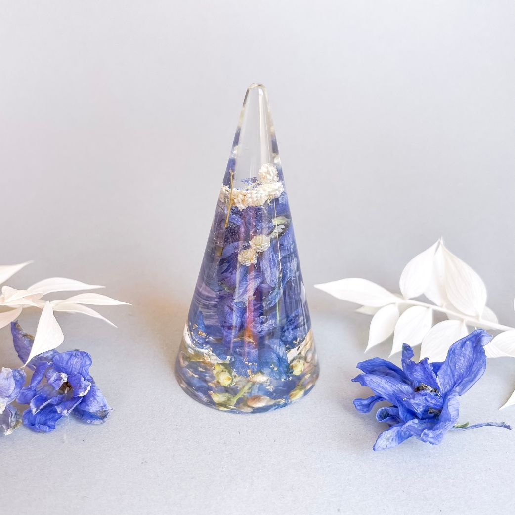 Delphinium Ring Cone
