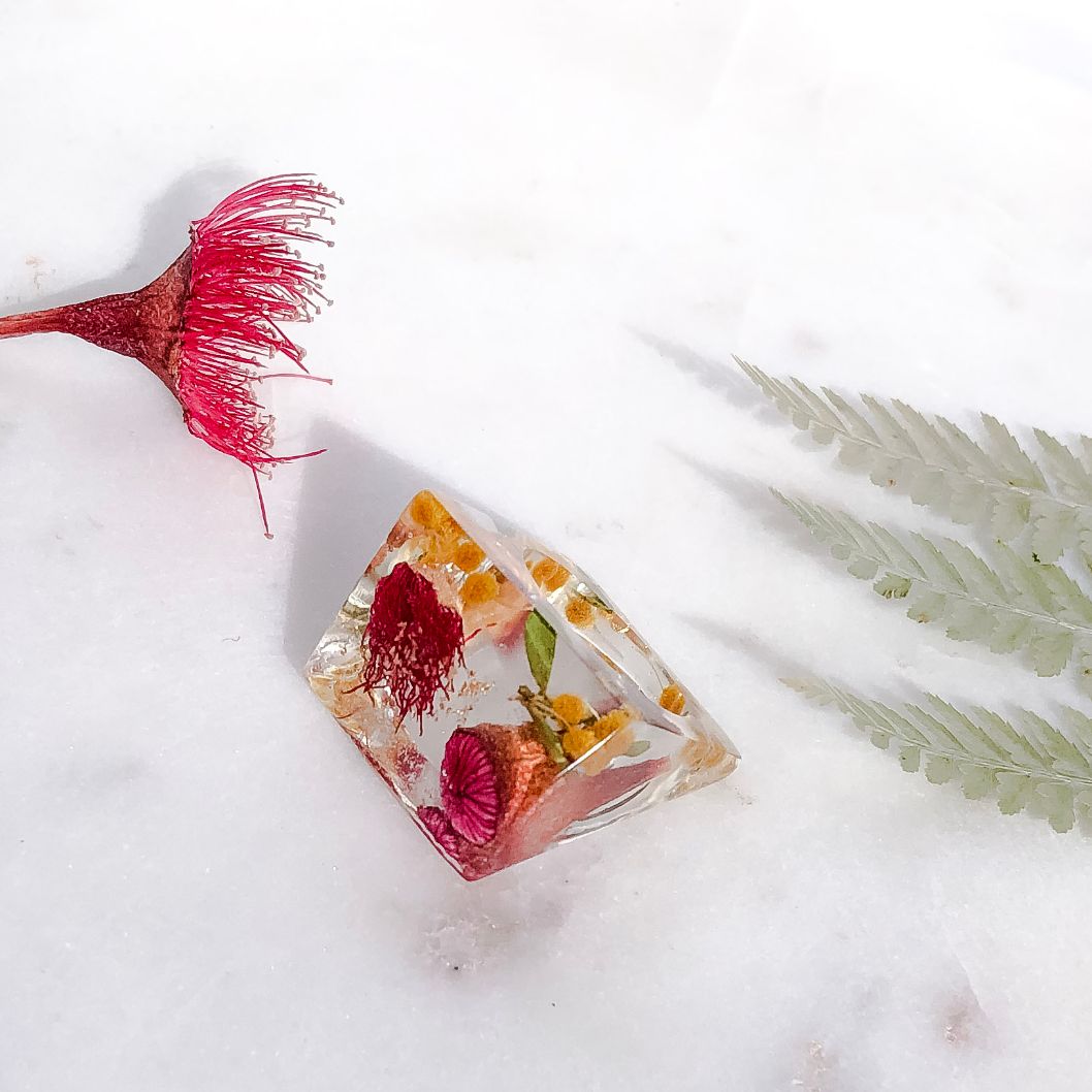 Super Statement Ring - Red Gum