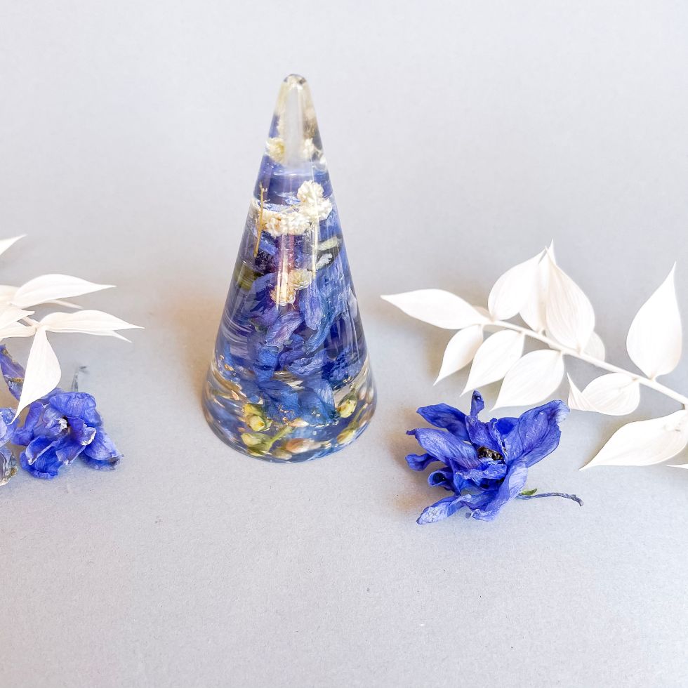 Delphinium Ring Cone