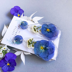 Viola & Alyssum Teardrop Garden