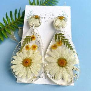 Daisy & Wattle Geode Earrings