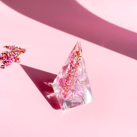 Cherry Blossom & Thryptomene Ring holder