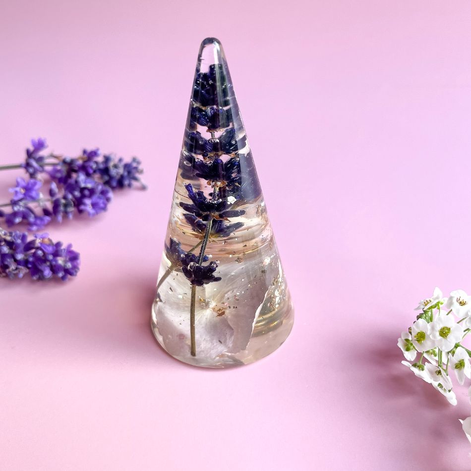 Lavender Ring Cone