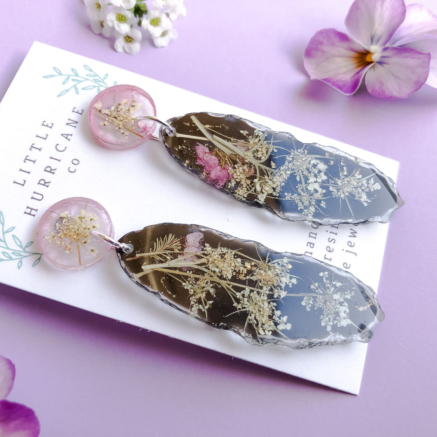 Queen Anne's Lace Geode