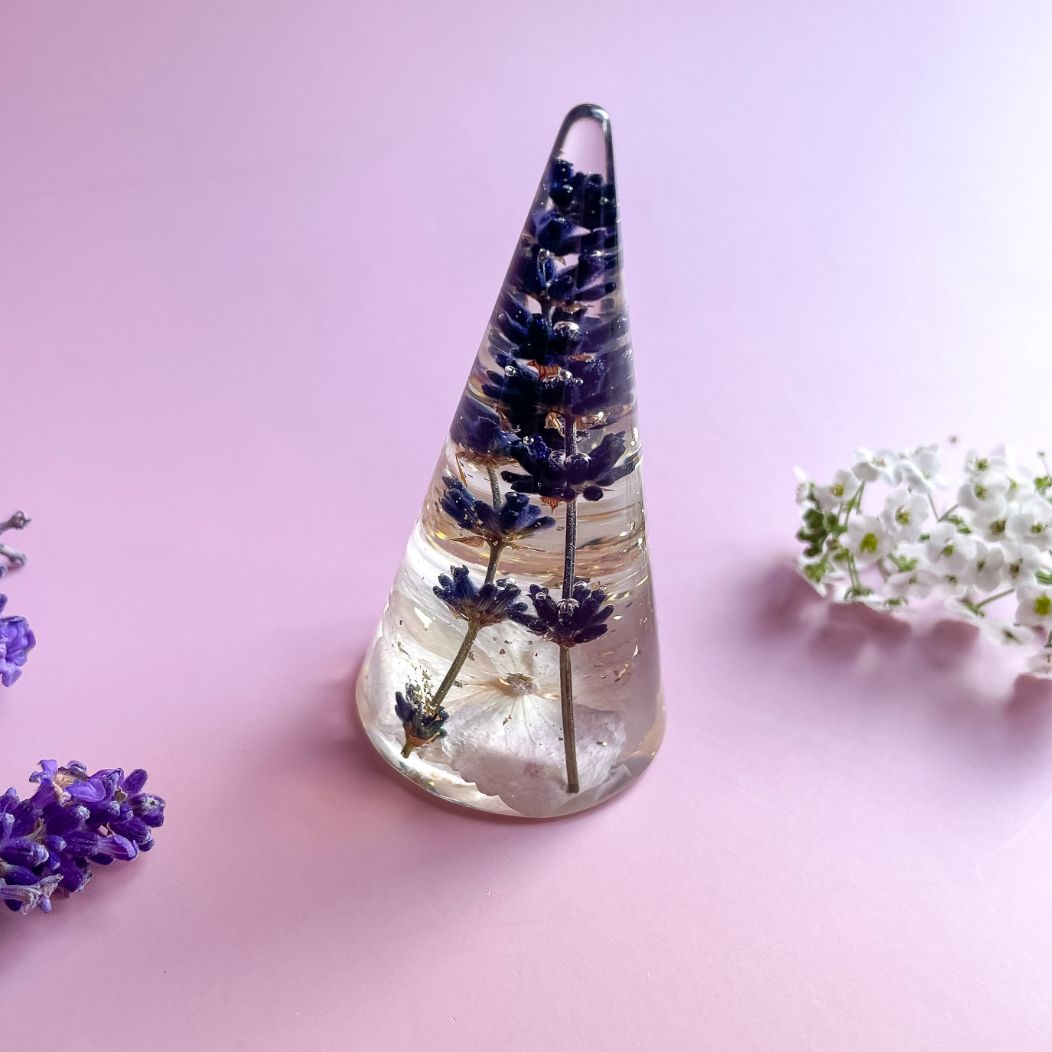 Lavender Ring Cone