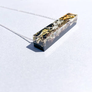 Foraged Lichen Bar Necklace