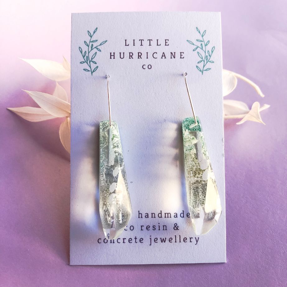 Jade Faceted Dangles