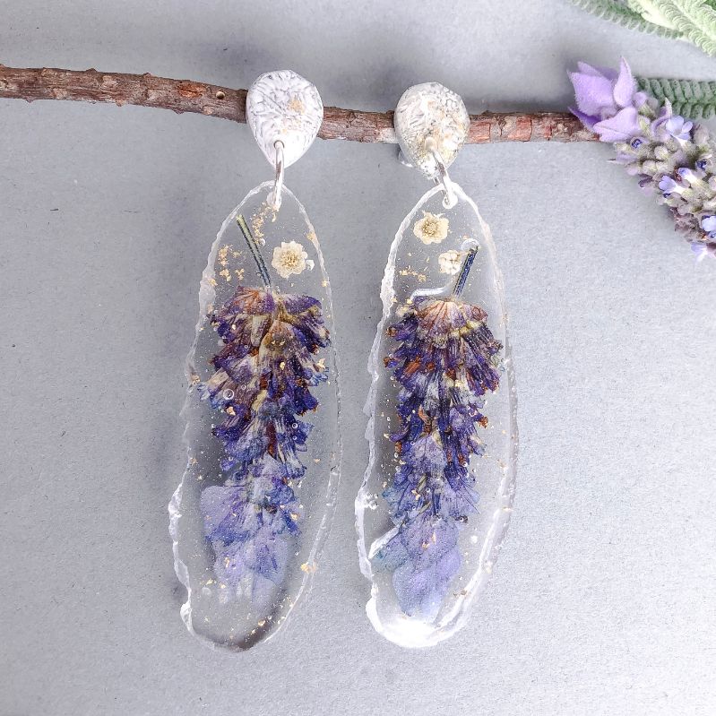 Lavender Flower Geode