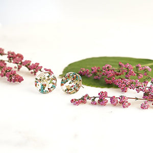 Button Studs - Australian Native Thryptomene Flower - Little Hurricane Co