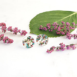 Button Studs - Australian Native Thryptomene Flower - Little Hurricane Co