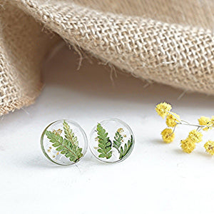 Button Studs - Foraged Fern - Little Hurricane Co