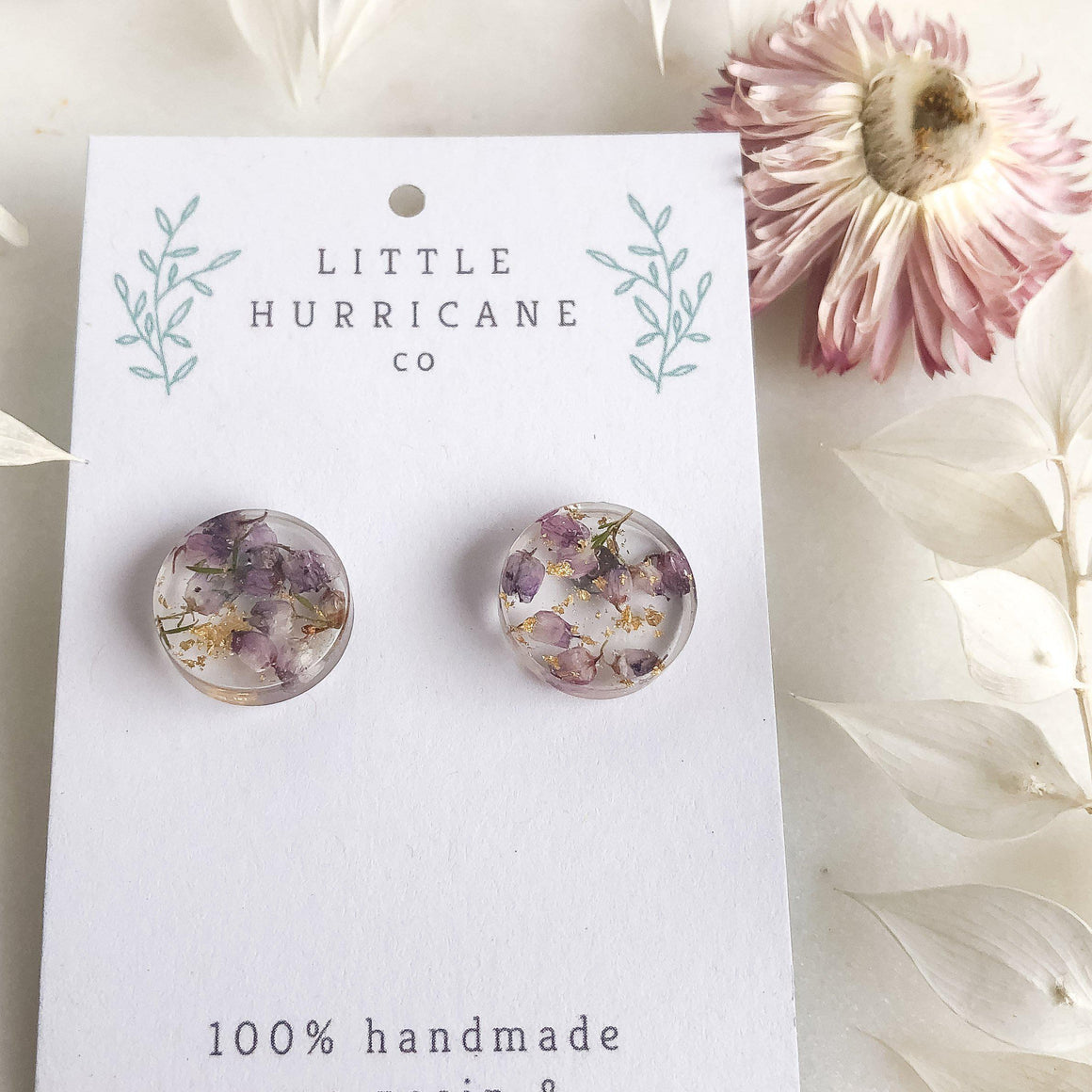 Button Studs - Heather - Little Hurricane Co