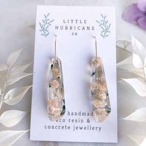 Faceted Dangles - Baby's Breath & Thyrptomene - Little Hurricane Co